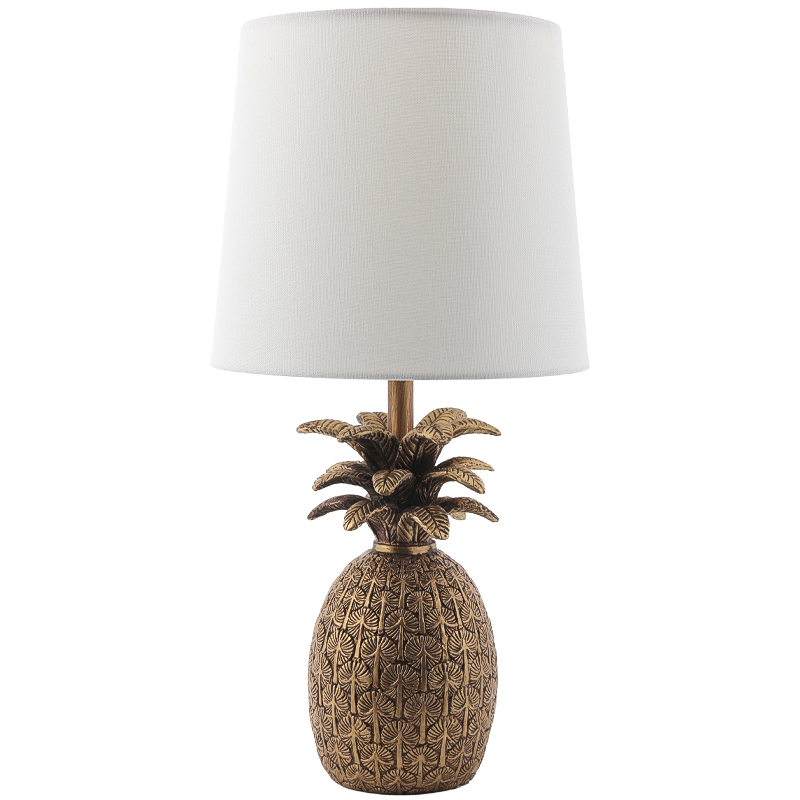 Настольная лампа Pineapple Table lamp Белый Золотой в Самаре | Loft Concept 