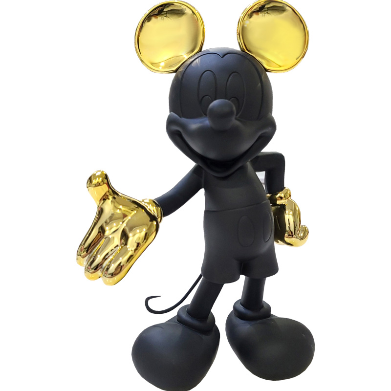 Статуэтка Mickey Mouse statuette black Черный Глянцевое золото в Самаре | Loft Concept 