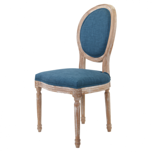 Стул French chairs Provence Indigo Chair Голубой пастельный Бежевый в Самаре | Loft Concept 