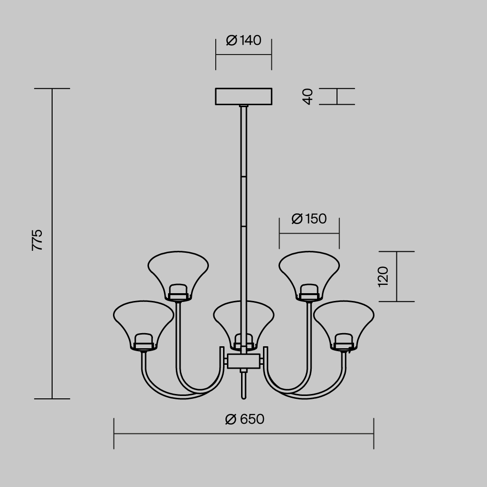 Люстра подвесная Dynasty 3000К в Самаре