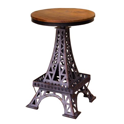 Барный стул Eiffel Tower Bar Stool Коричневый Черный в Самаре | Loft Concept 