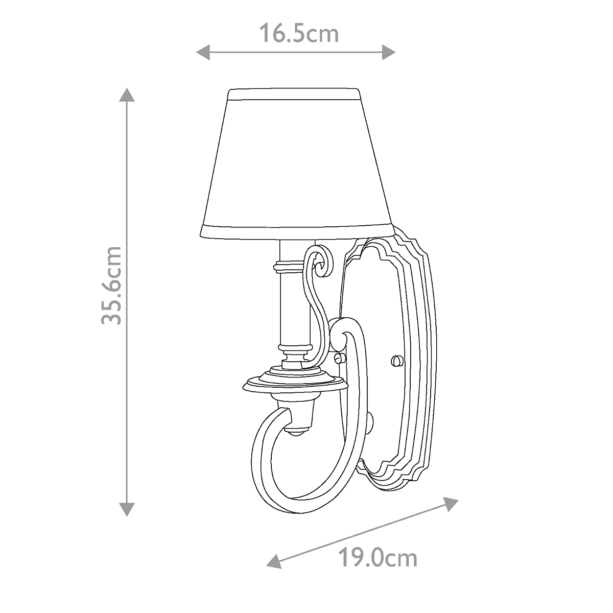 Бра бронзового цвета со светло-янтарным абажуром из органзы Hinkley в Самаре