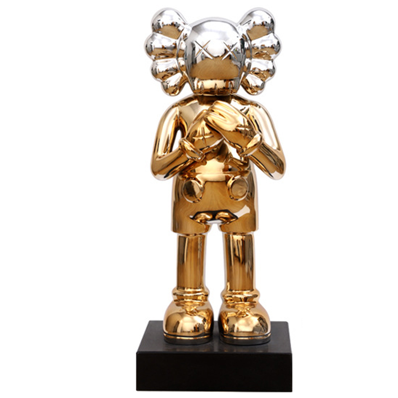 Статуэтка KAWS Gradient Gold Silver on stand Золотой Серебряный в Самаре | Loft Concept 