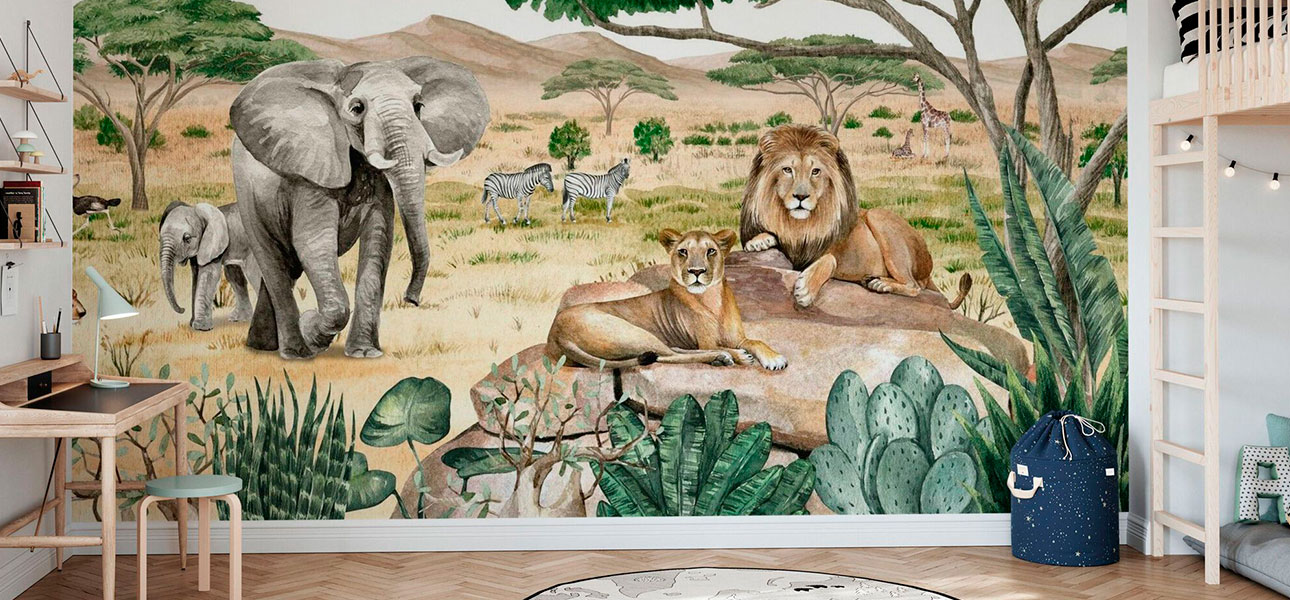 Обои ручная роспись Savannah Secrets - фото