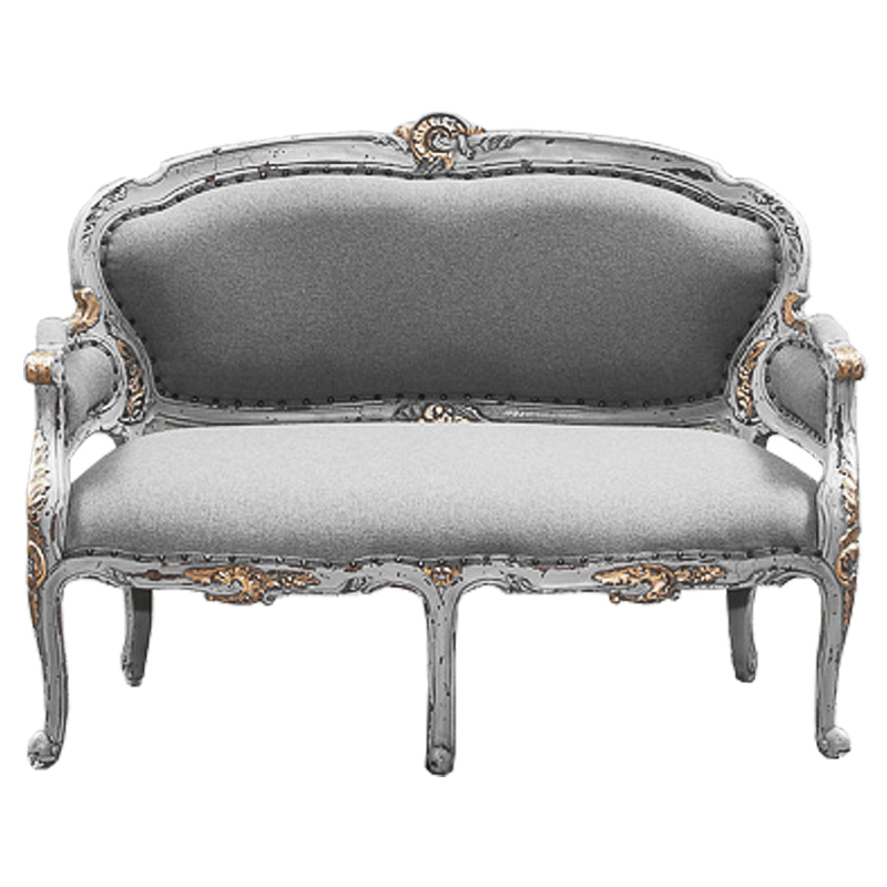 Диван Maria Antoinette Softness Серый Белый винтажная патина Диван Maria Antoinette Softness Серый Белый винтажная патина в Самаре | Loft Concept