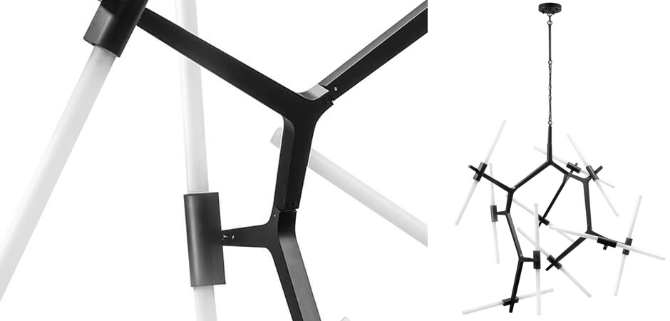 Люстра Агнес Chandelier Black 20 Люстра Агнес Chandelier Black 20 - Loft-Concept в Самаре