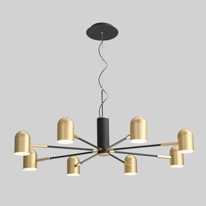 Люстра Desi Loft Chandelier Gold Золотой Черный в Самаре | Loft Concept 