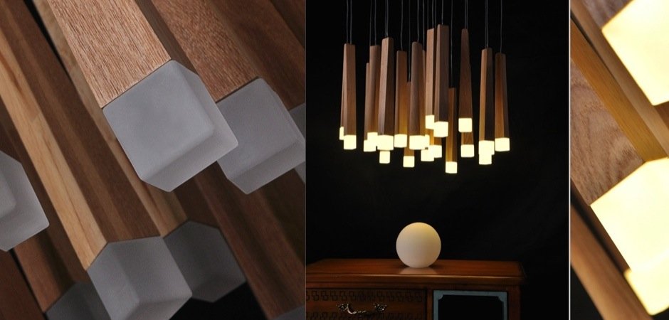 Люстра Wooden Glowworm Round Люстра Wooden Glowworm Round - Loft-Concept в Самаре