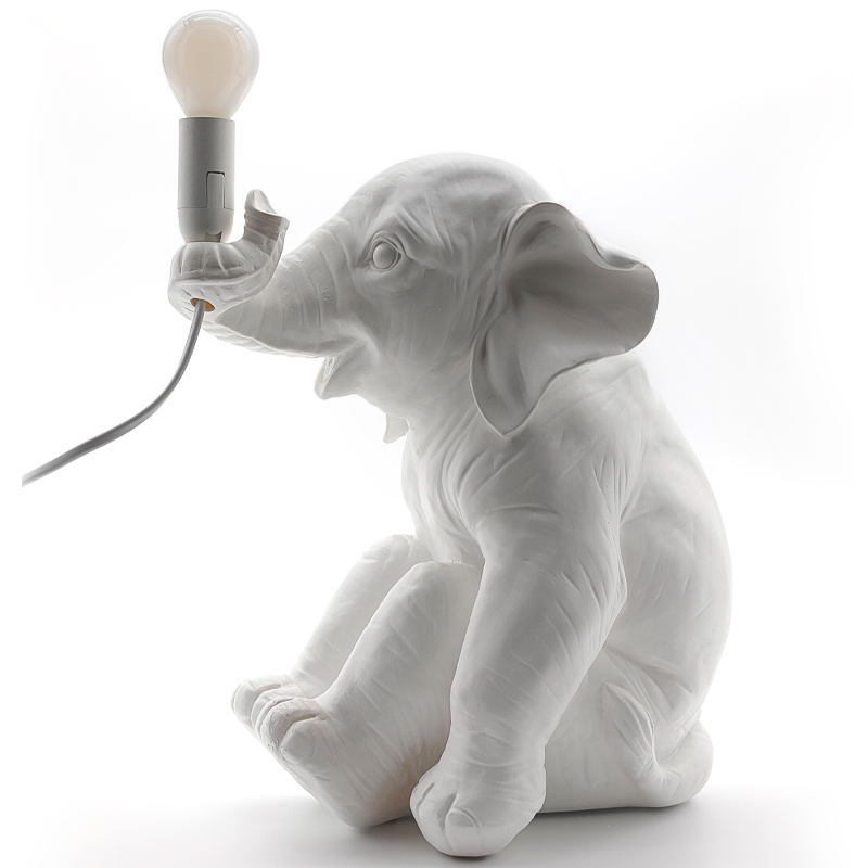 Настольная лампа Table Lamp Elephant Белый в Самаре | Loft Concept 