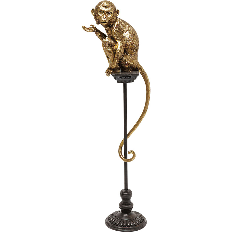 Статуэтка Golden Monkey on a stand Золотой в Самаре | Loft Concept 