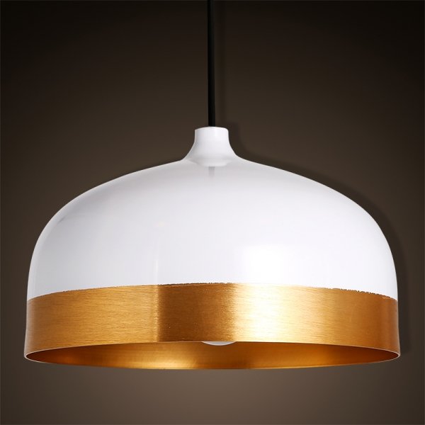 Подвесной светильник Cone Lux Pendant White Белый Глянцевое золото в Самаре | Loft Concept 