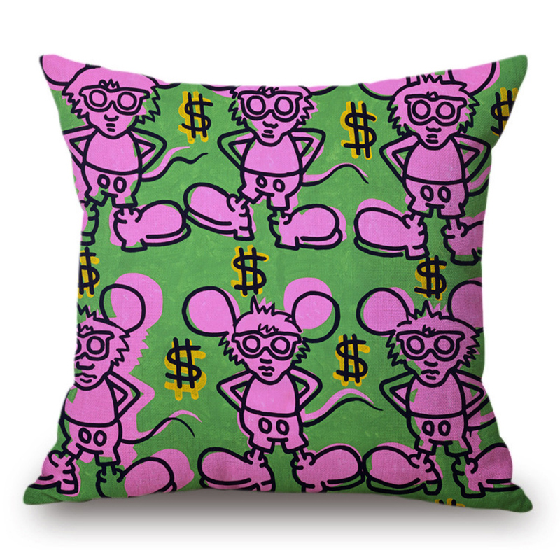 Подушка Keith Haring 12 Мульти в Самаре | Loft Concept 