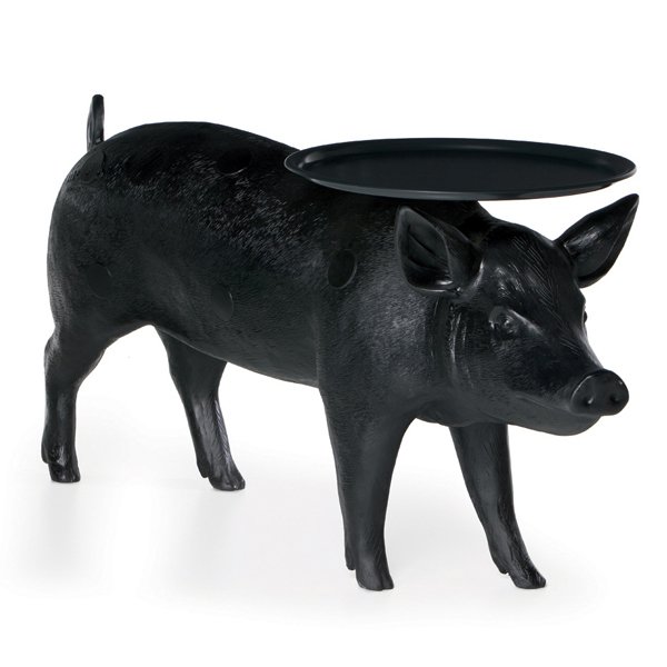 Кофейный стол Moooi Pig Table Черный матовый в Самаре | Loft Concept 