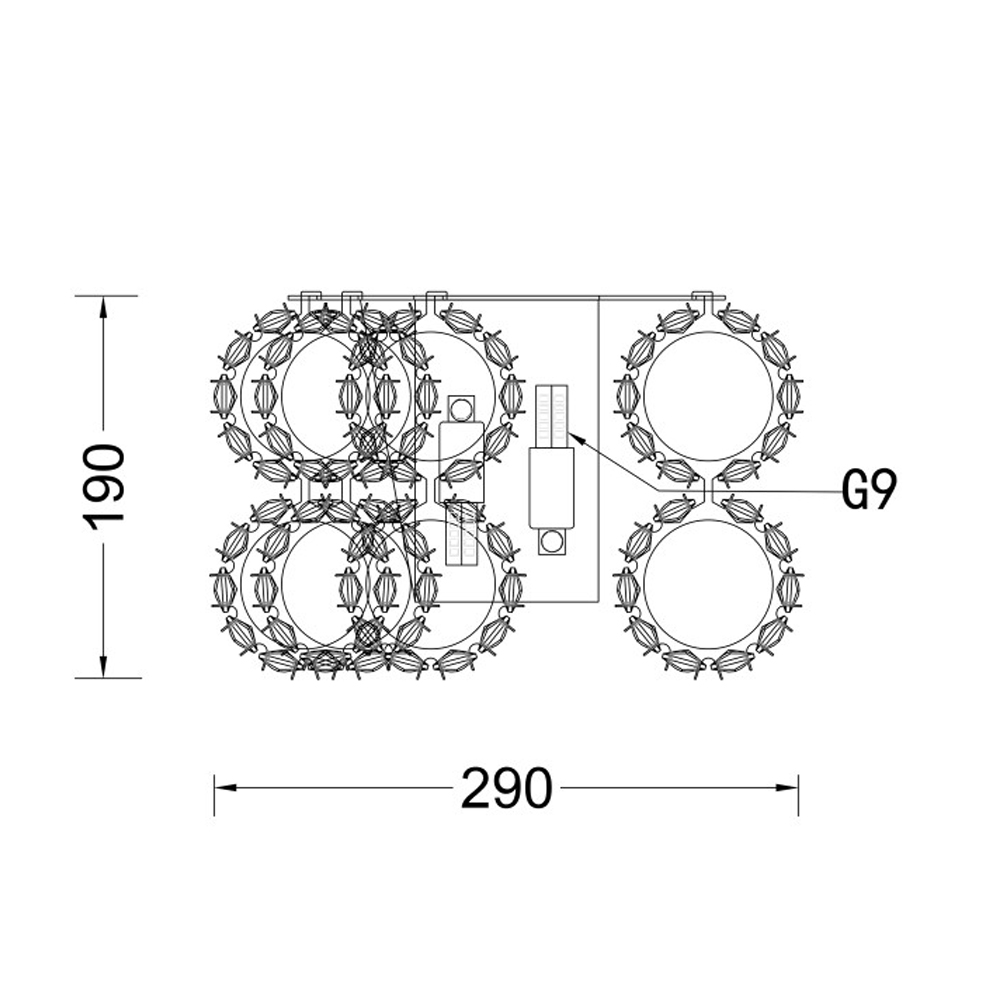 Бра с россыпью хрусталя Perfection of Diamonds Бра с россыпью хрусталя Perfection of Diamonds в Самаре