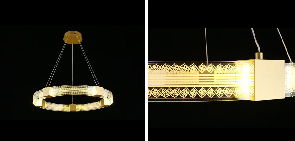 Подвесной Светильник Кольцо Ring Horizontal Ornament Meander 1 Подвесной Светильник Кольцо Ring Horizontal Ornament Meander 1 - Loft-Concept в Самаре