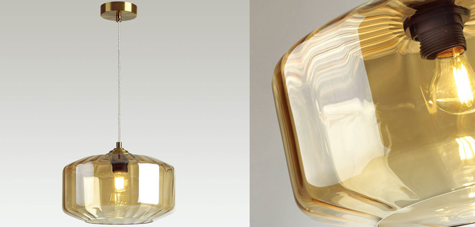 Подвесной светильник Multicolored Glass Amber Подвесной светильник Multicolored Glass Amber - Loft-Concept в Самаре