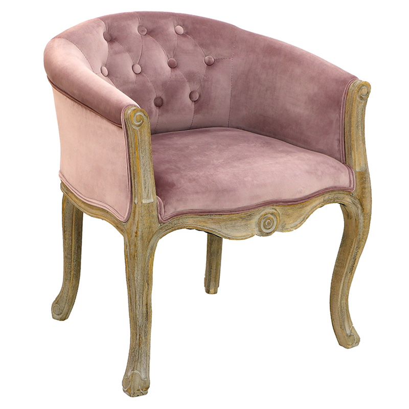 Кресло French Provence Armchair Roderic pink Розовый пастельный в Самаре | Loft Concept 