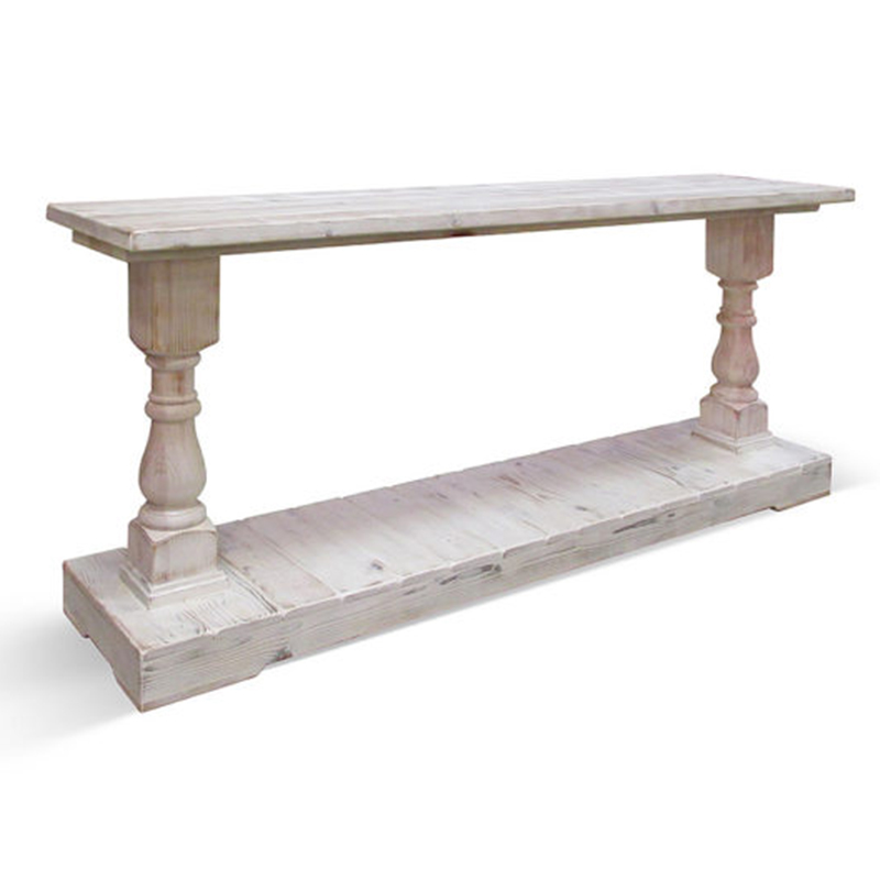 Консоль Oxford Washed Antique White Console Белый в Самаре | Loft Concept 