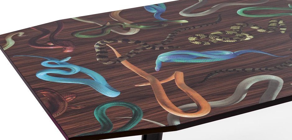 Обеденный стол Seletti Table Snakes On Wood Обеденный стол Seletti Table Snakes On Wood - Loft-Concept в Самаре