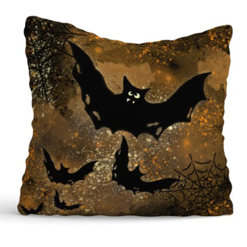 Подушка Halloween Bat Черный Серый в Самаре | Loft Concept 