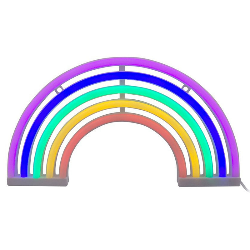 Настольная лампа Неоновая Радуга Мульти в Самаре | Loft Concept 