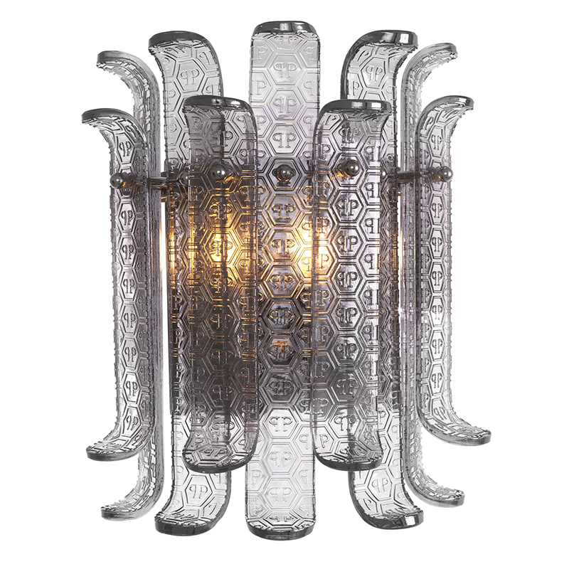 Бра Philipp Plein Wall Lamp Rodeo Drive Серый в Самаре | Loft Concept 