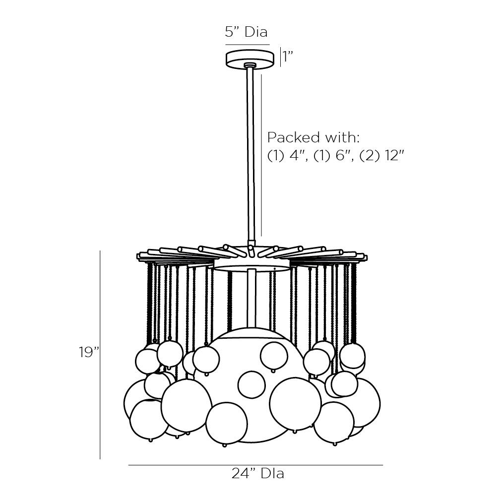 Люстра Arteriors MIRA CHANDELIER в Самаре