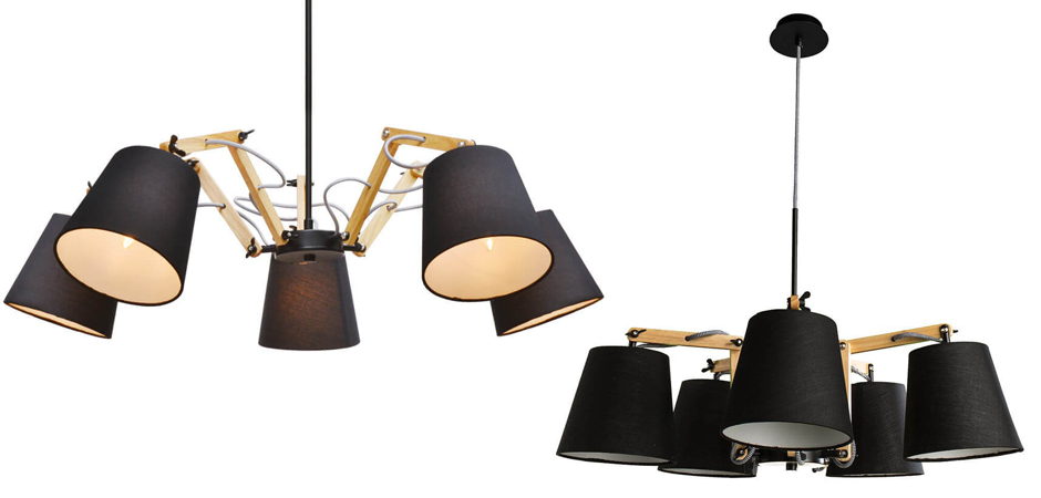 Люстра Woodland Pendant 5 Black Люстра Woodland Pendant 5 Black - Loft-Concept в Самаре