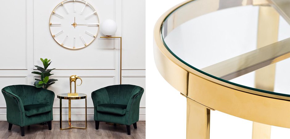 Приставной стол Neoclassic Tee Gold Приставной стол Neoclassic Tee Gold - Loft-Concept в Самаре