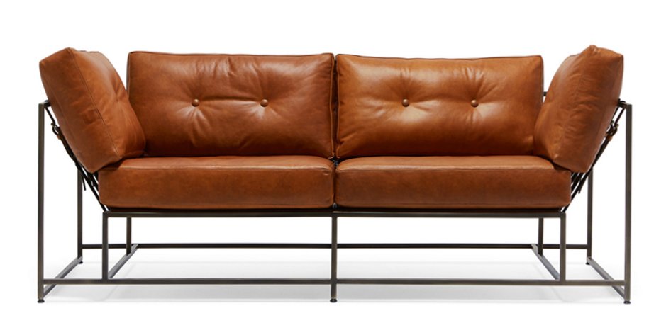 Двухместный диван Two Seat Encounter Leather Sofa - фото №2