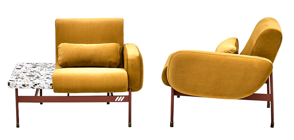 Кресло Mustard and Terrazzo Chair Кресло Mustard and Terrazzo Chair - Loft-Concept в Самаре
