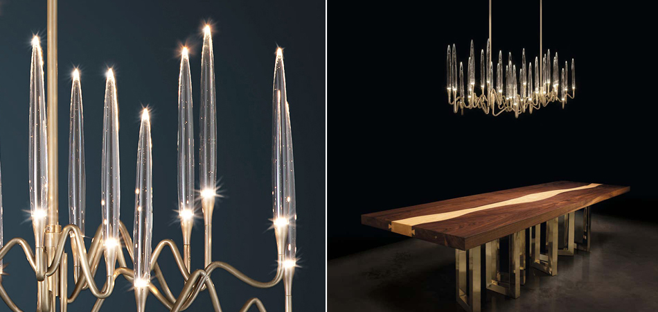 Люстра Chandelier Brass and Crystals Люстра Chandelier Brass and Crystals - Loft-Concept в Самаре