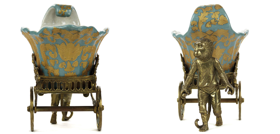 Чаша Monkey and Pale Blue Cart - Loft-Concept в Самаре