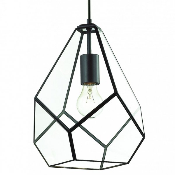 Подвесной светильник Geometry Glass Light Pendant Transparent Прозрачный в Самаре | Loft Concept 