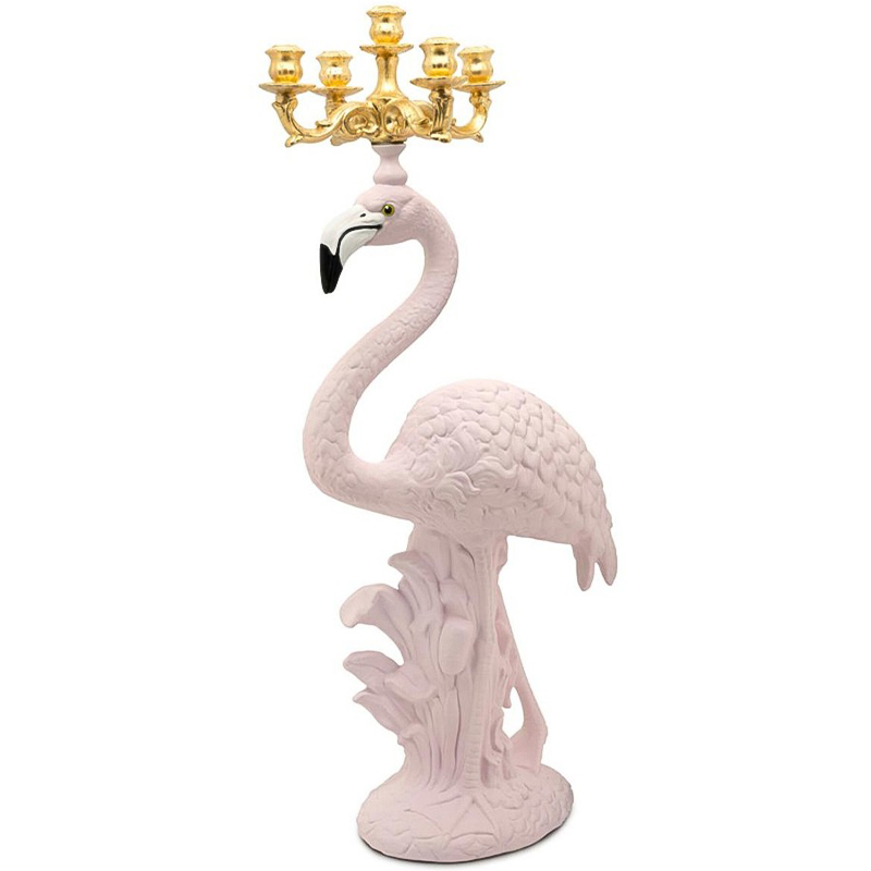 Подсвечник Candleholder Flamingo Bisc. Pink Gold Розовый Золотой в Самаре | Loft Concept 