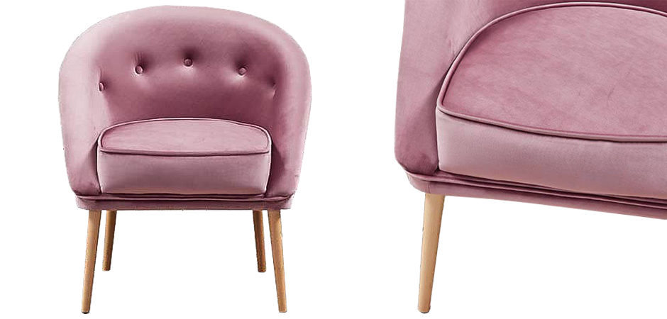 Кресло Gwyn Chair pink Кресло Gwyn Chair pink - Loft-Concept в Самаре