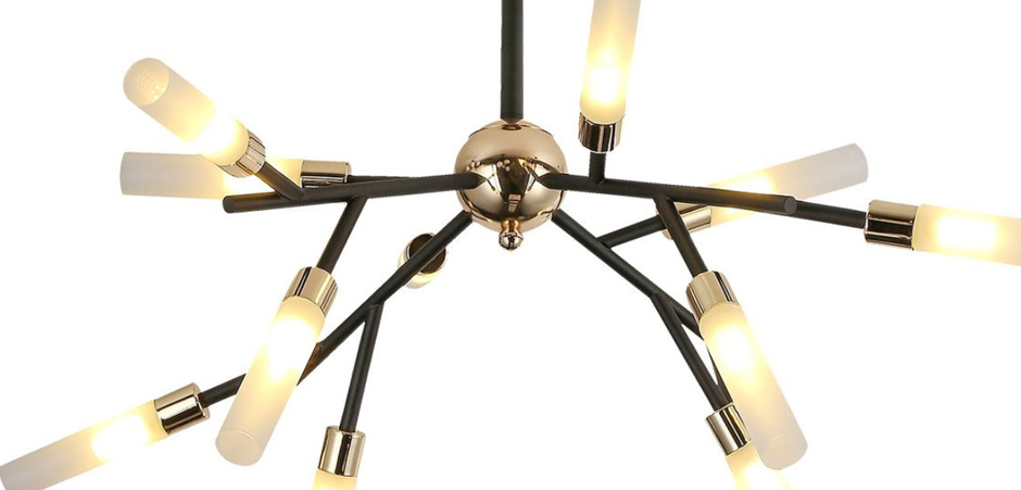Люстра White Tube Valley Arredoluce Chandelier 12 Люстра White Tube Valley Arredoluce Chandelier 12 - Loft-Concept в Самаре