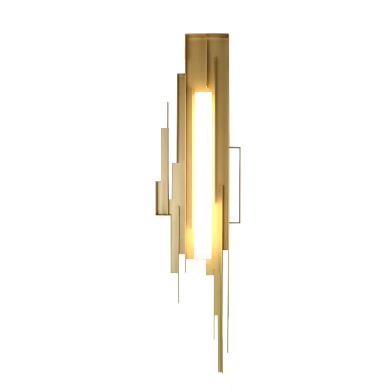 Бра Flowing Metal Sconce Золотой в Самаре | Loft Concept 