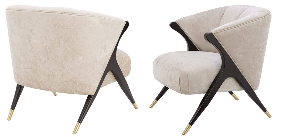 Кресло Eichholtz Chair Pavone White - Loft-Concept в Самаре