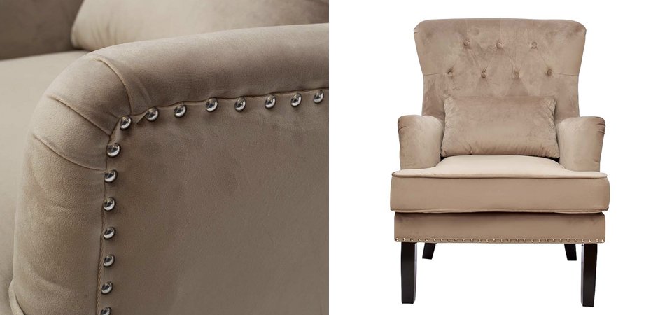Кресло Stony Brook Chair Beige Кресло Stony Brook Chair Beige - Loft-Concept в Самаре