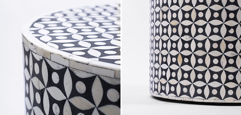 Табурет Inlaid Bone Geometry Табурет Inlaid Bone Geometry - Loft-Concept в Самаре