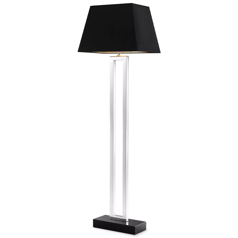 Торшер Eichholtz Floor Lamp Arlington Черный Никель в Самаре | Loft Concept 