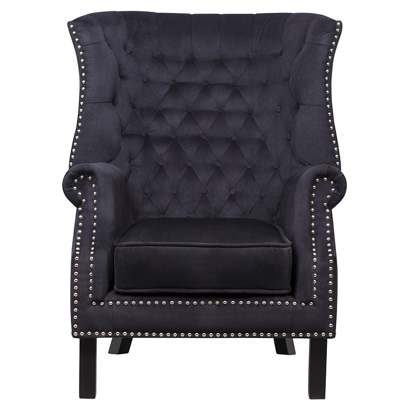 Кресло Charlie Armchair black velour Черный в Самаре | Loft Concept 