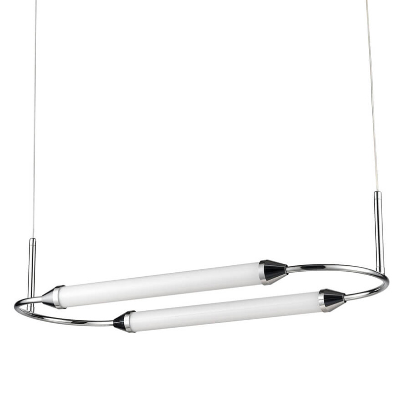 Подвесной светильник Giopato & Coombes CIRQUE Pendant Ellipse Horizontal Chrome Хром в Самаре | Loft Concept 