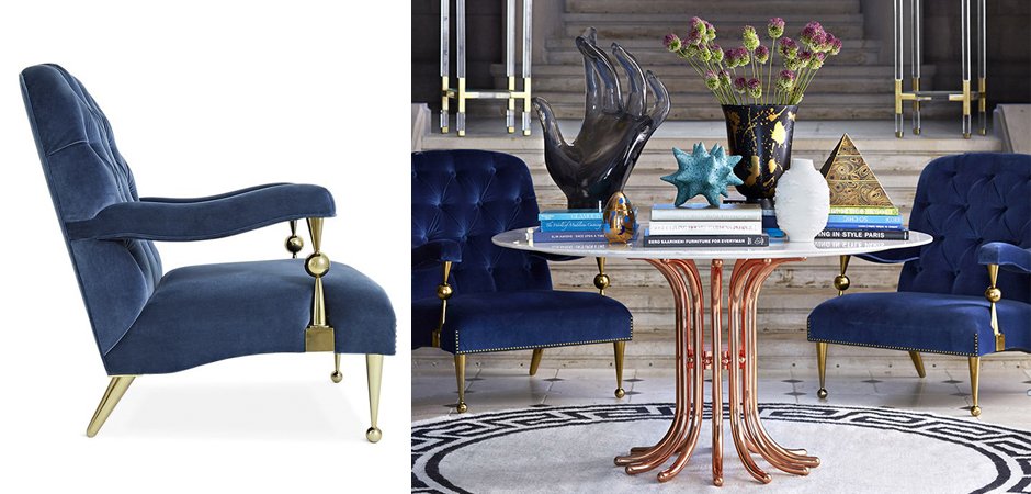 Кресло Jonathan Adler Caracas Chair Кресло Jonathan Adler Caracas Chair - Loft-Concept в Самаре