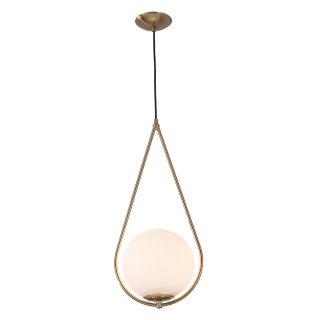 Люстра CORDA PENDANT LAMP Черный Латунь Белый в Самаре | Loft Concept 