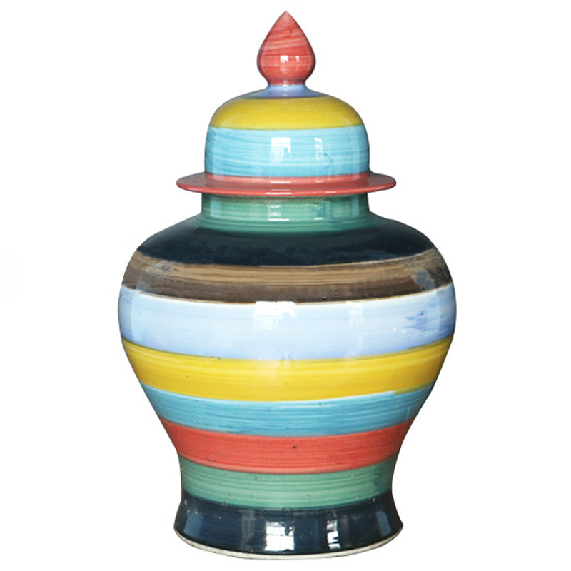 Ваза Colored Stripes Rainbow Vase Мульти в Самаре | Loft Concept 