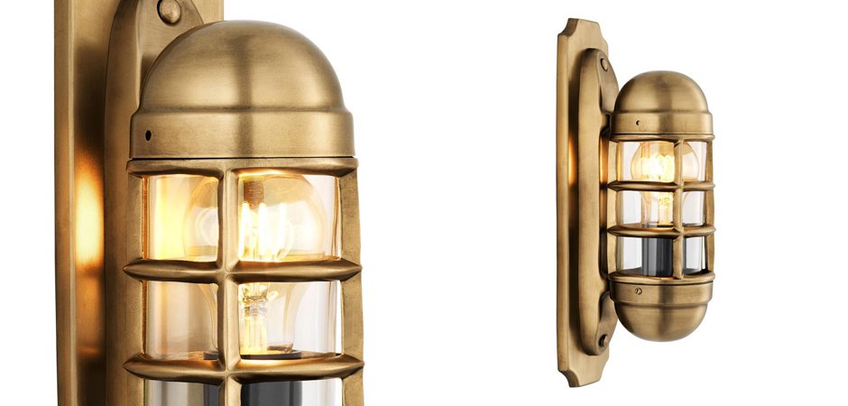 Бра Eichholtz Wall Lamp Le Caprice Brass - Loft-Concept в Самаре