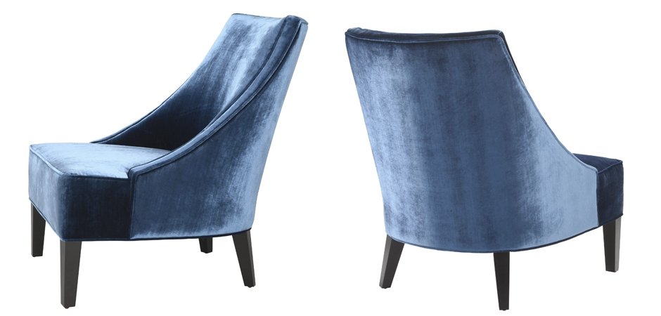 Кресло Eichholtz Chair Dulwich Blue Кресло Eichholtz Chair Dulwich Blue - Loft-Concept в Самаре