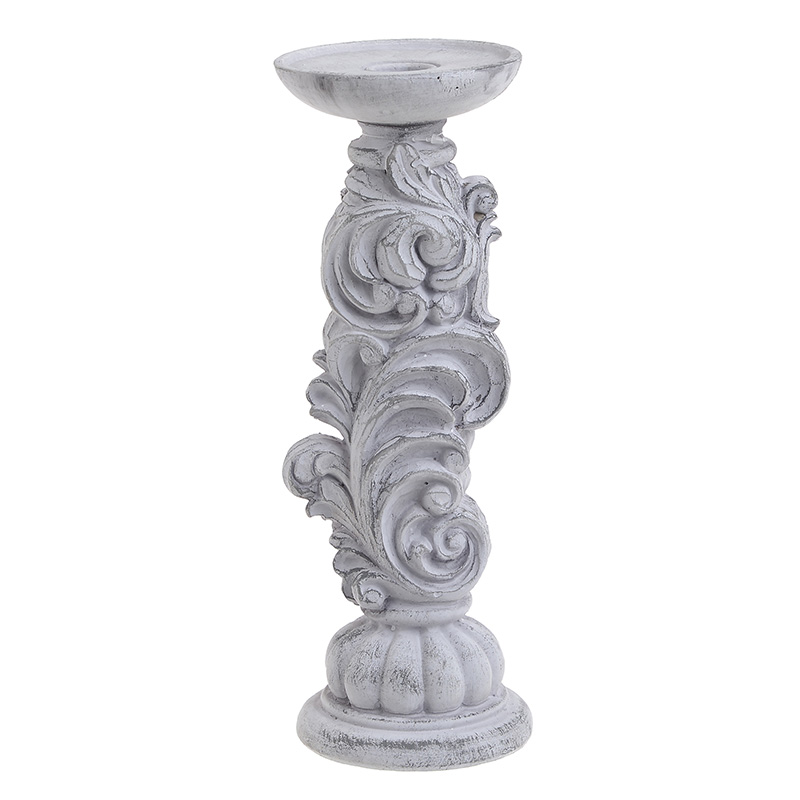 Подсвечник Pattern Candlestick Серый в Самаре | Loft Concept 